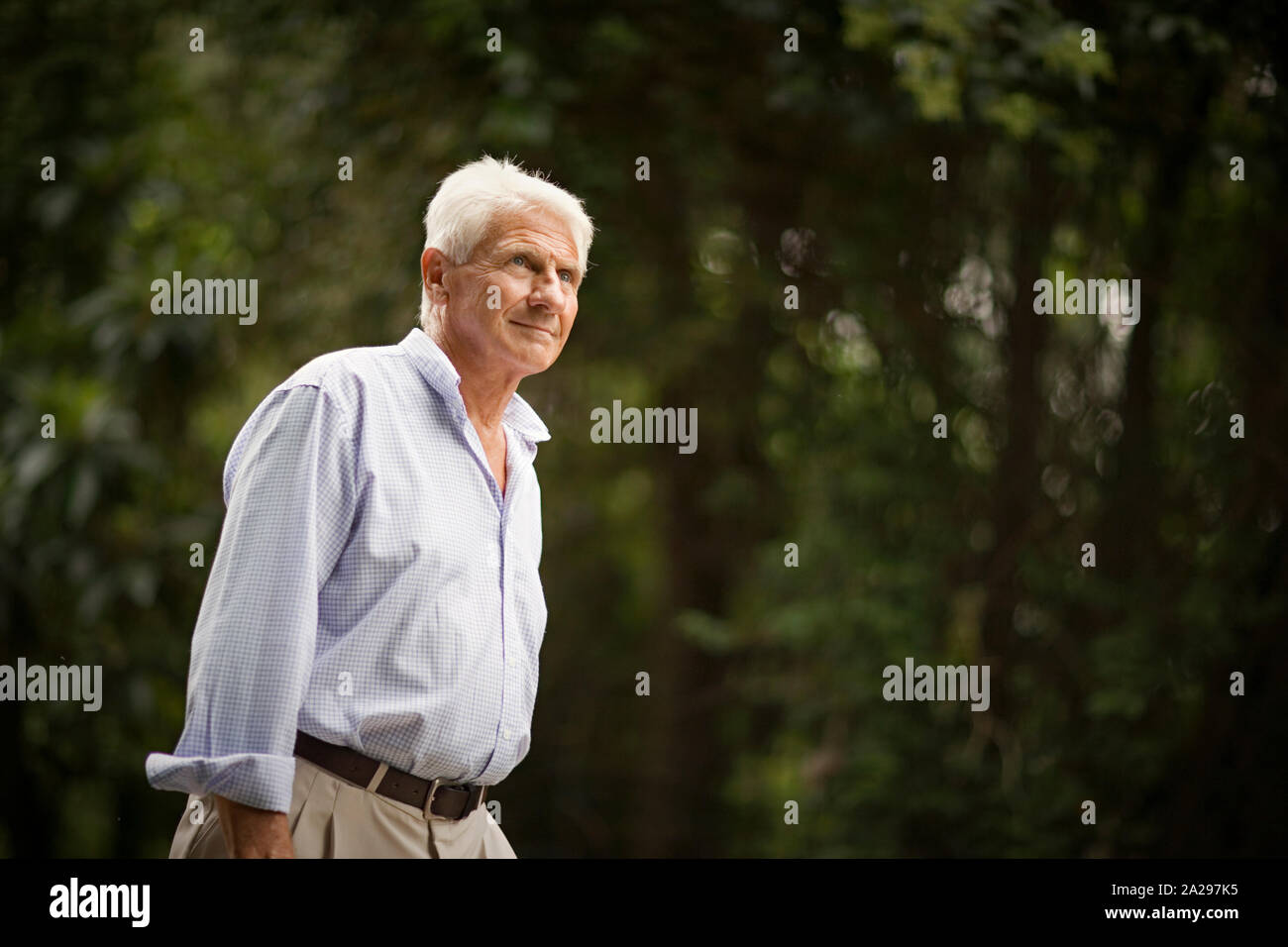 Elderly male man walking hi-res stock photography and i…