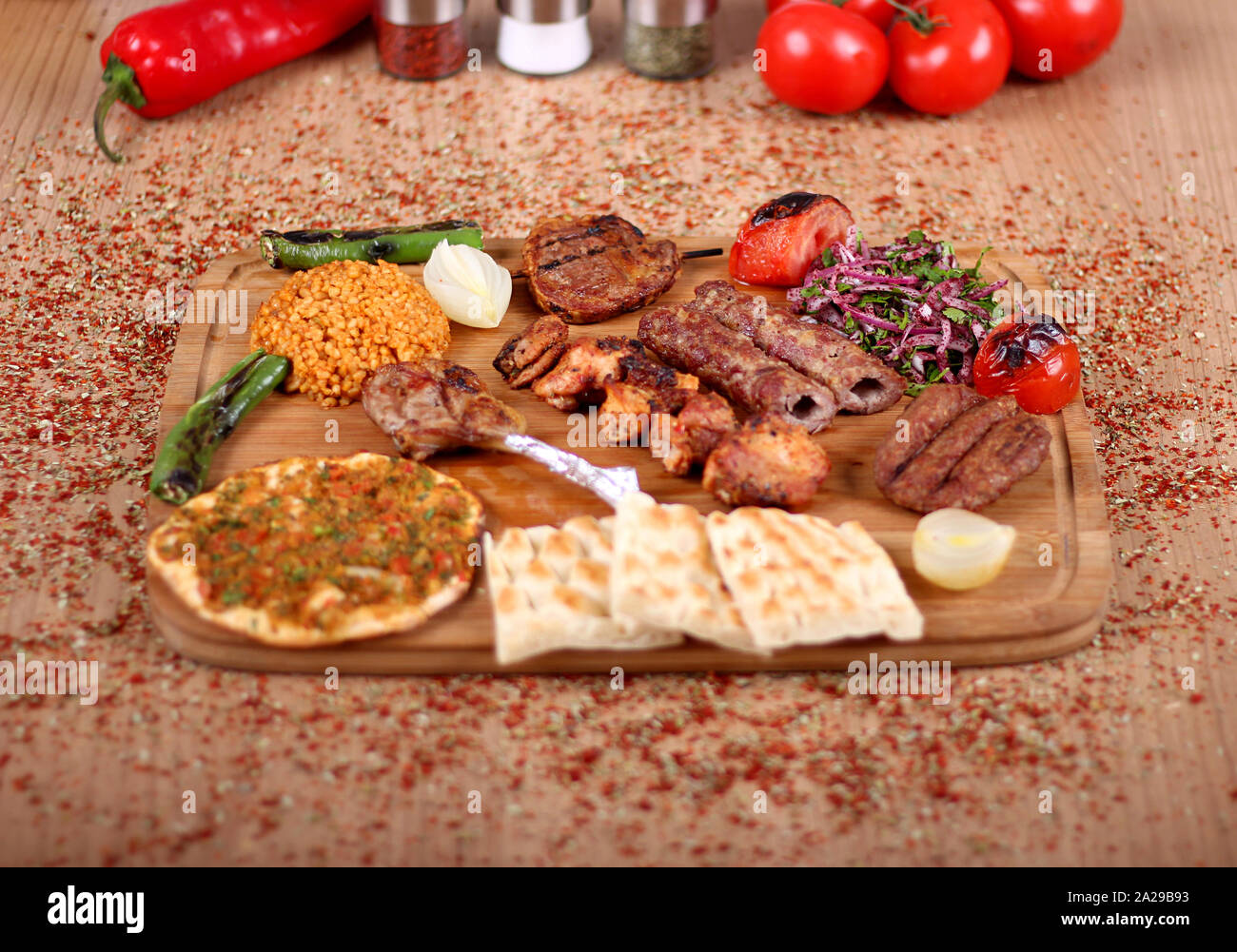 Chicken & Meat Grill Service for Turkish Restaurant with Fresh ...