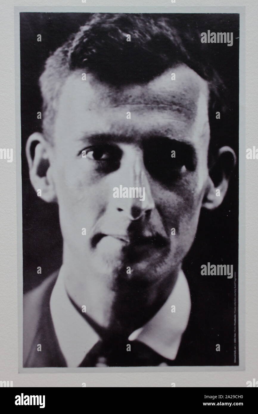 Edmund kalb portrait, wiener artist 1900 -1952, viennese modernism exponent Stock Photo