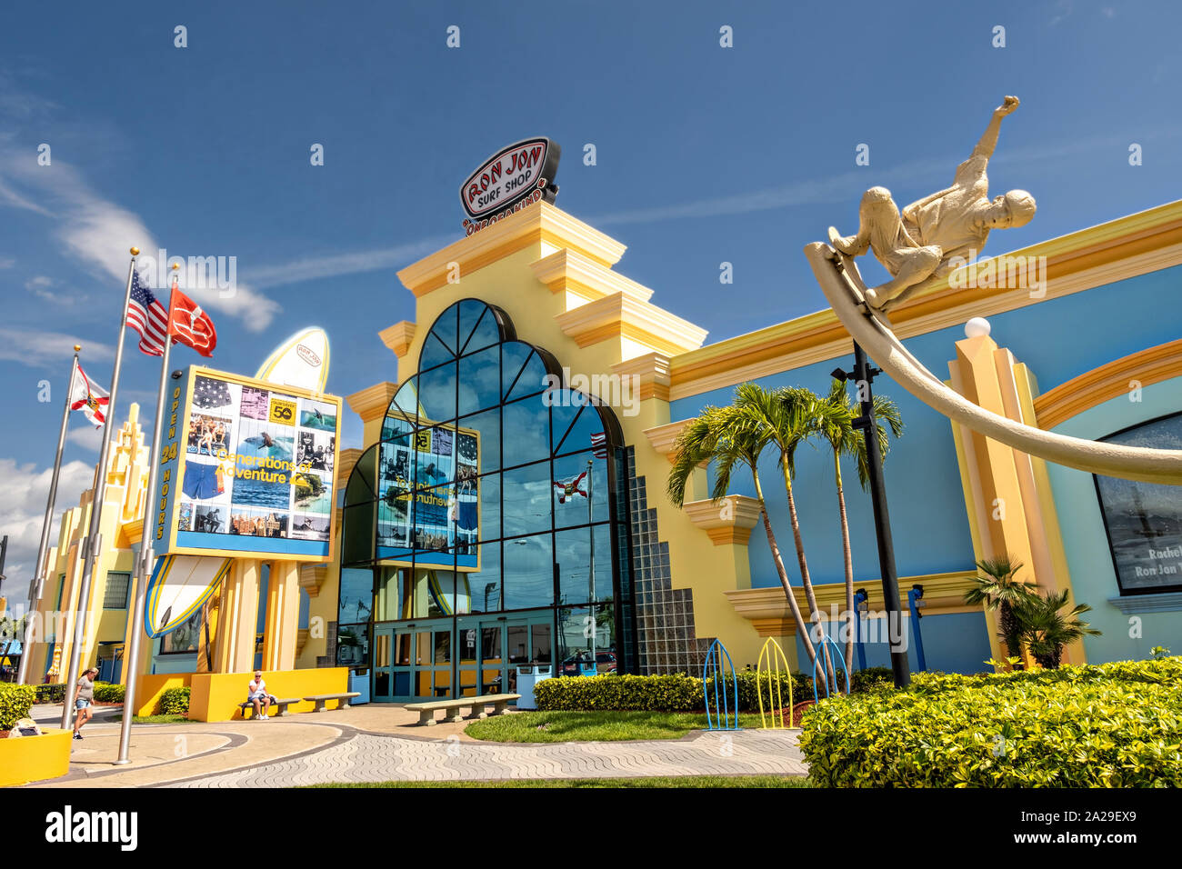 World famous Ron Jon Surf Shop in Cocoa Beach Florida Stock Photo