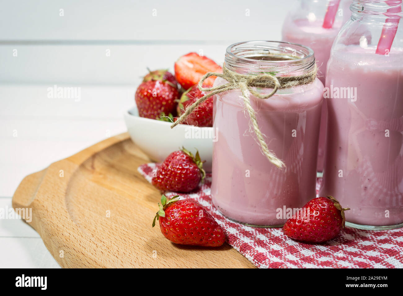 Healthy Snacks in glass jars Stock Photo by ©Rosinka79 61933605