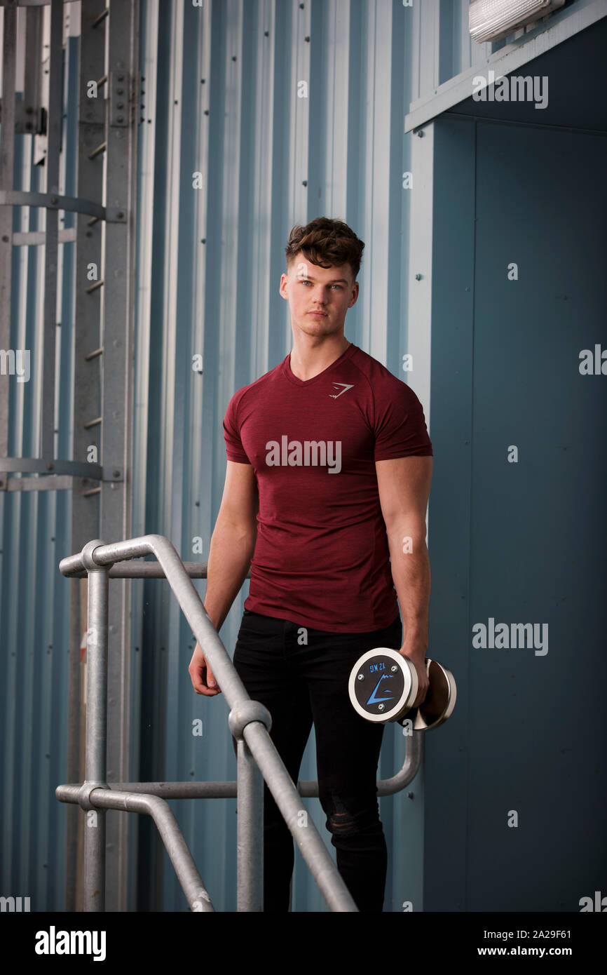 Ben Francis, founder of the gym wear company Gymshark Stock Photo