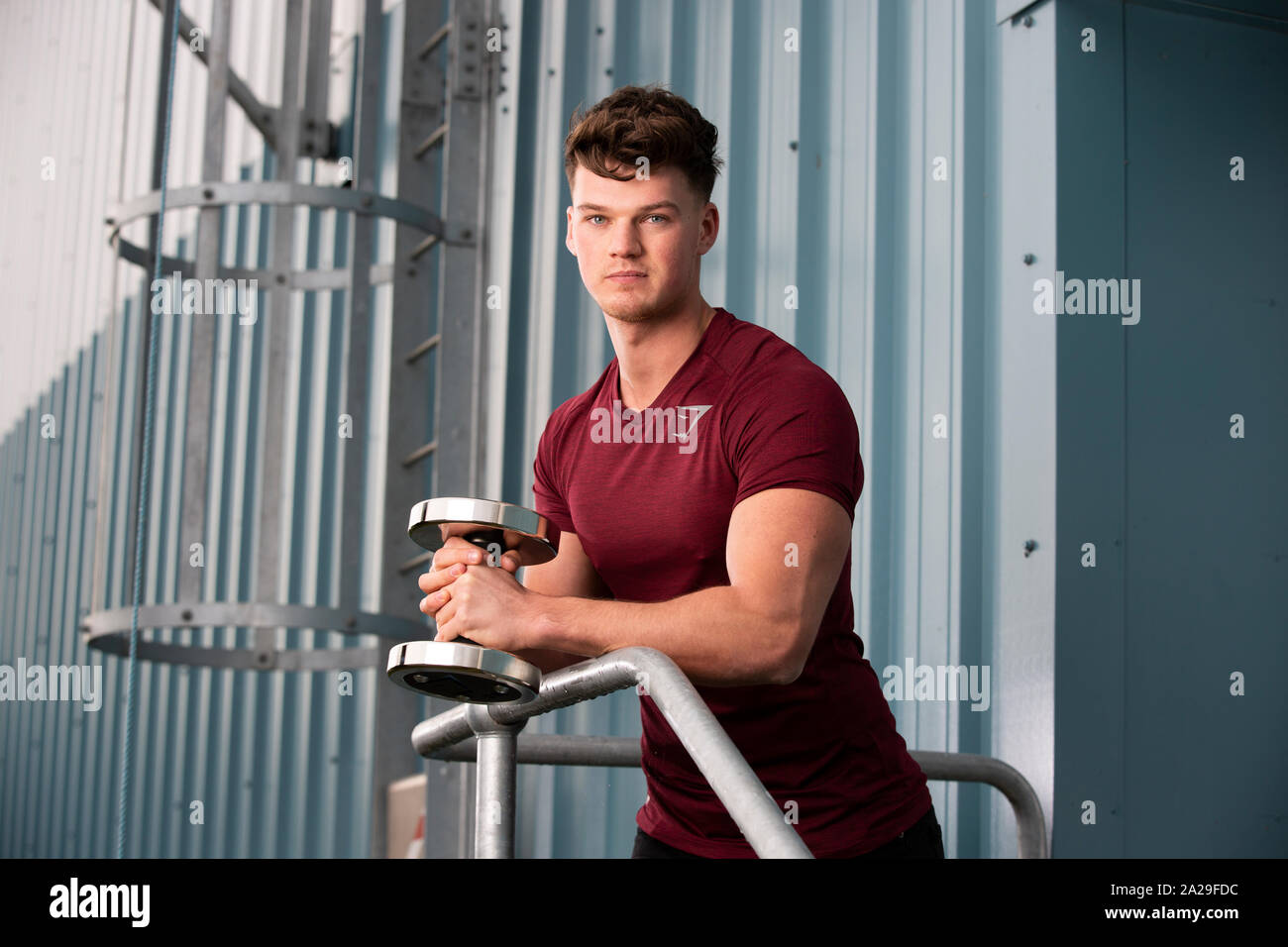 Ben Francis, founder of the gym wear company Gymshark Stock Photo