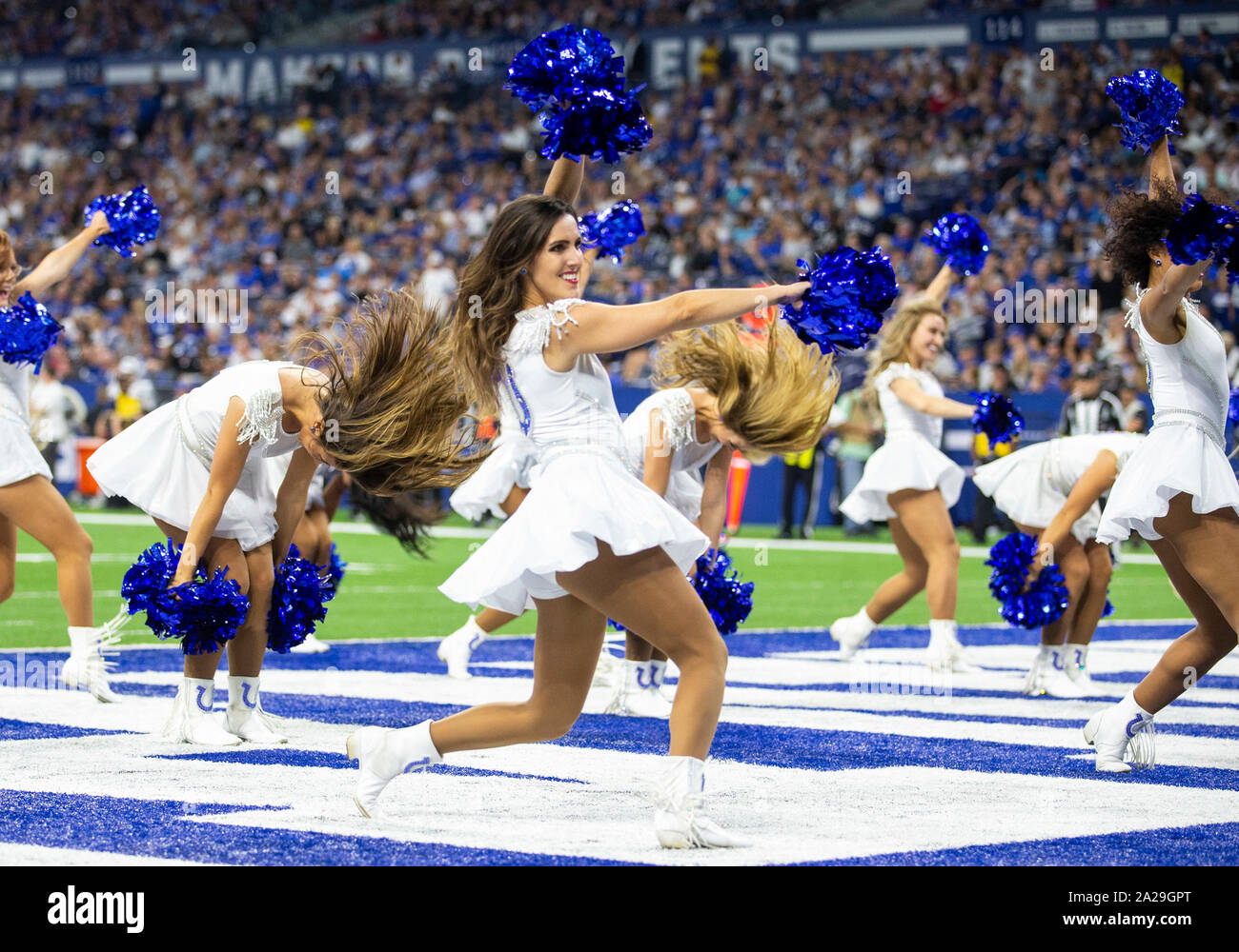 Indianapolis, Indiana, Usa. 29th Sep, 2019. Indianapolis Colts 