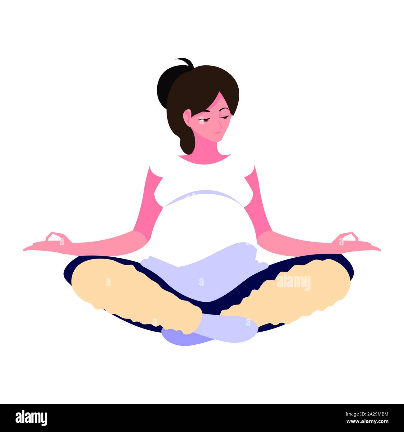 Expecting Mother Vector Pregnant woman design, Mother family love pregnancy maternity expecting ...