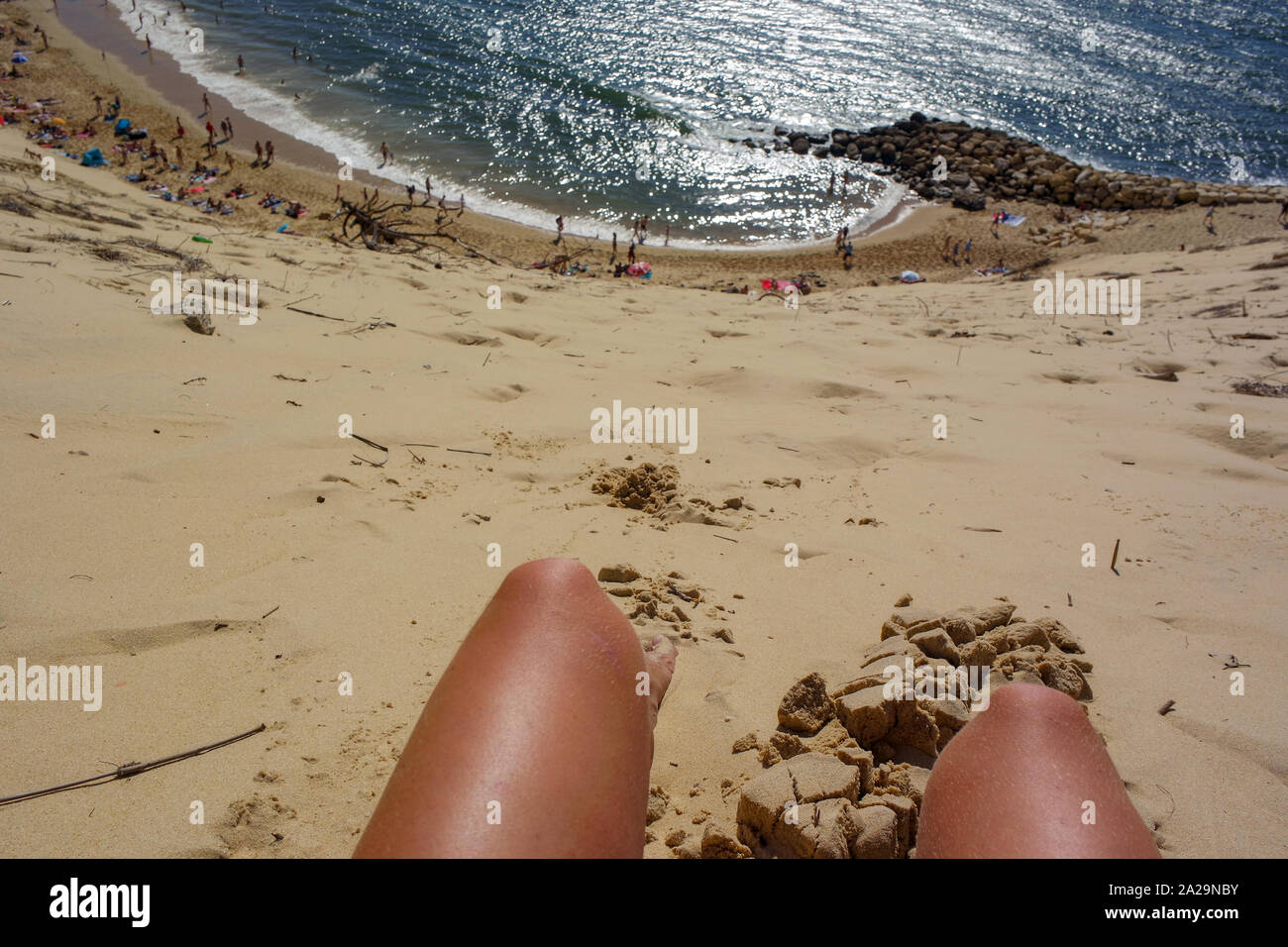 Travel France - Dune du Pilat Stock Photo