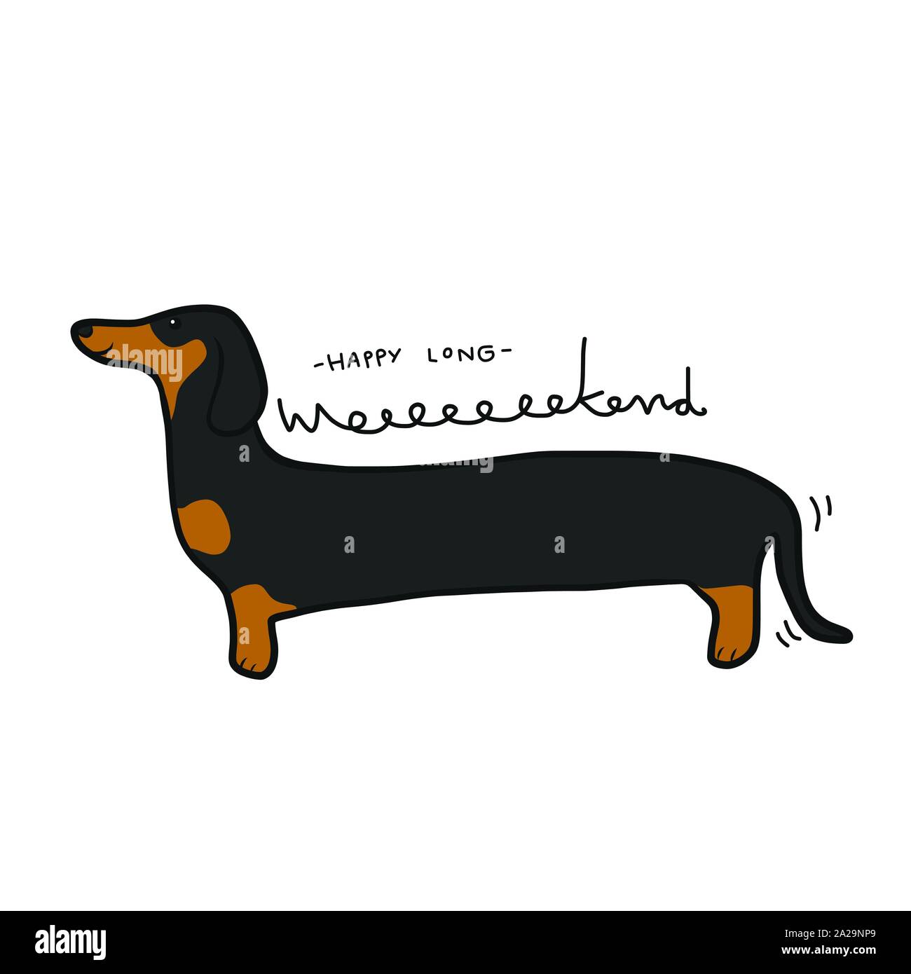 Have a long weekend dachshund cartoon vector illustration doodle style Stock Vector Image & Art - Alamy Have a long weekend dachshund cartoon vector illustration doodle style Stock Vector Image & Art - Alamy