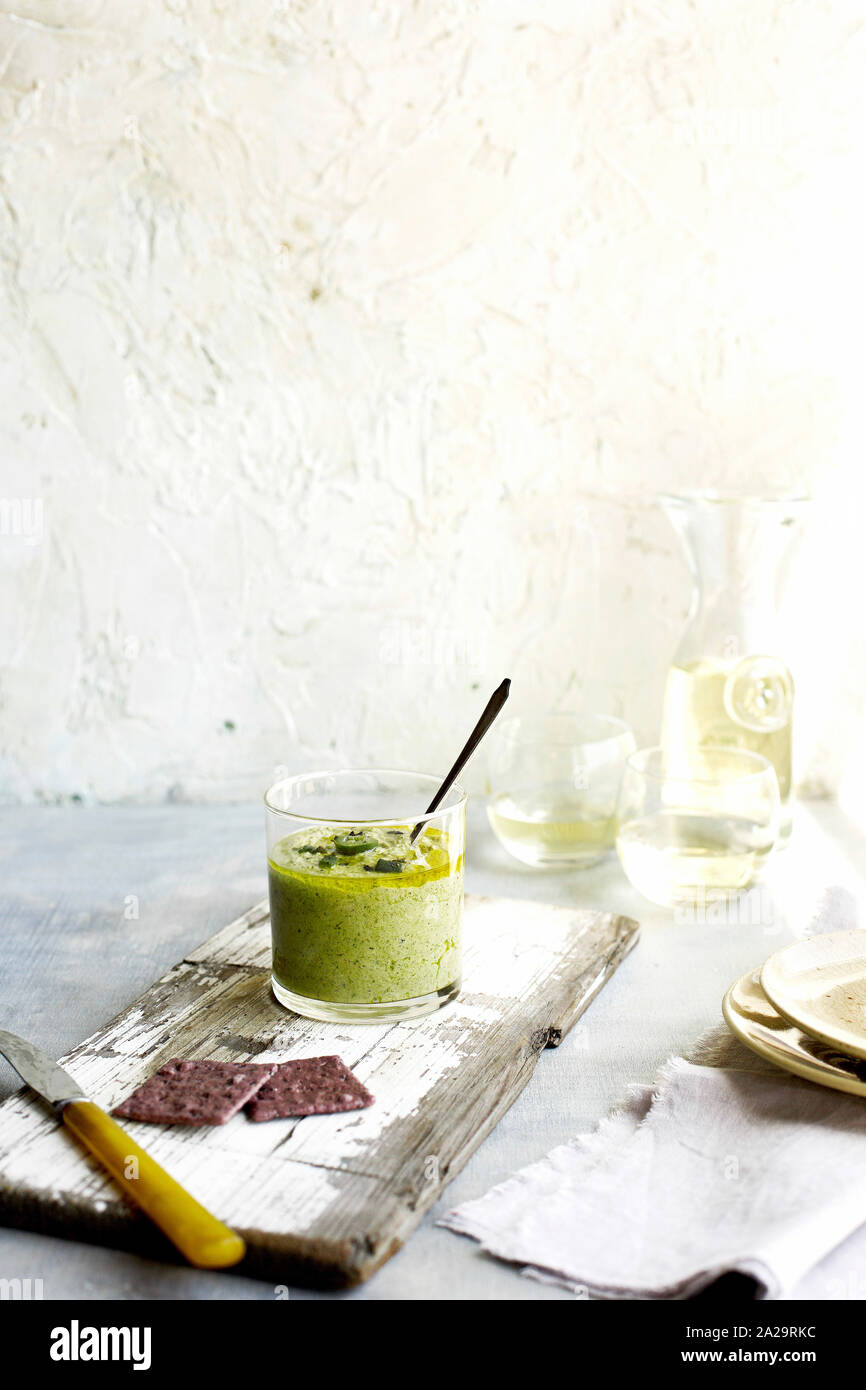 Roasted Jalapeno Pesto Stock Photo Alamy