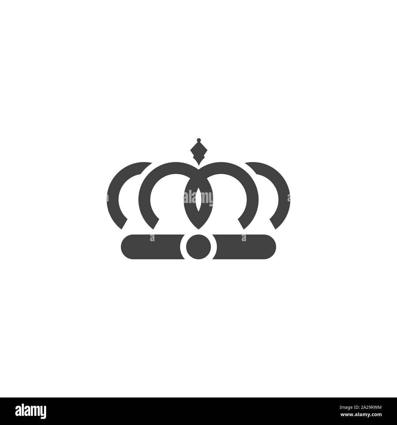 Crown logo gold imperial hi-res stock photography and images - Alamy