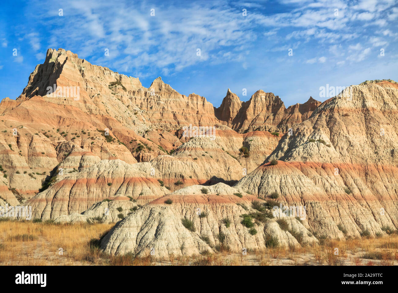Red banded badlands hi-res stock photography and images - Alamy
