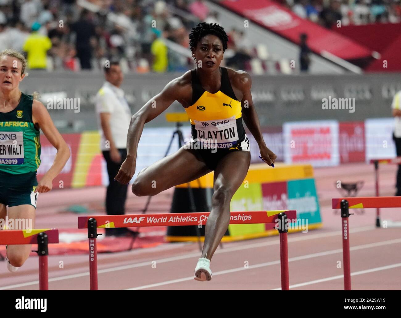 Rushell Clayton Jam 400 Meter Hurdlesduring Iaaf World Athletics Championships 2019 On Oktober