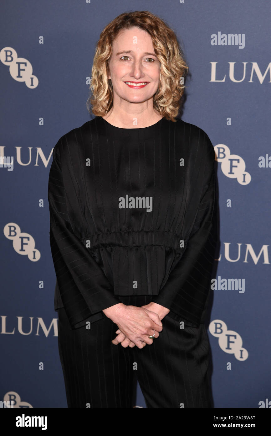 LONDON, UK. October 01, 2019: Tricia Tuttle at the Luminous Gala 2019 at the Roundhouse Camden, London. Picture: Steve Vas/Featureflash Credit: Paul Smith/Alamy Live News Stock Photo