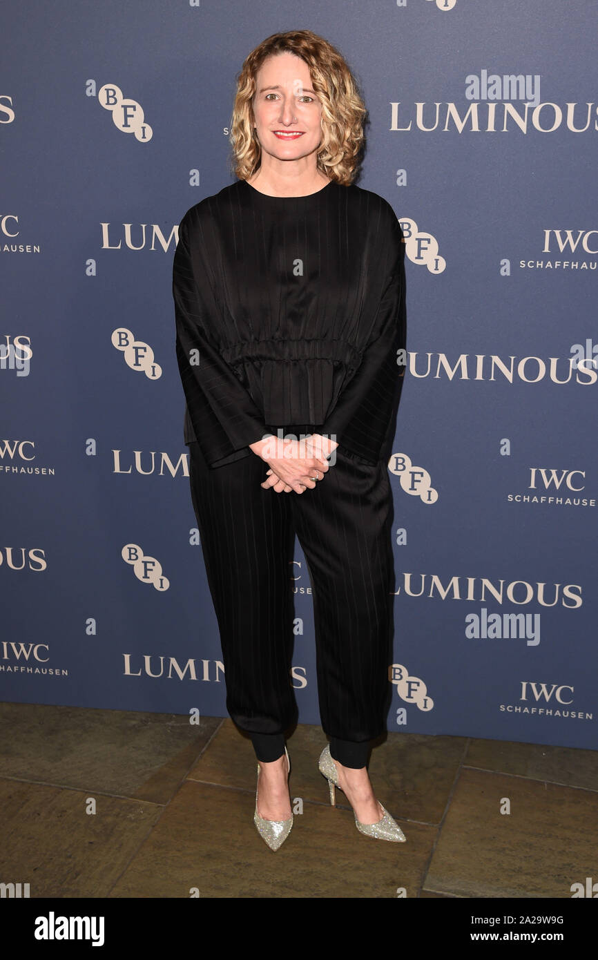 LONDON, UK. October 01, 2019: Tricia Tuttle at the Luminous Gala 2019 at the Roundhouse Camden, London. Picture: Steve Vas/Featureflash Credit: Paul Smith/Alamy Live News Stock Photo