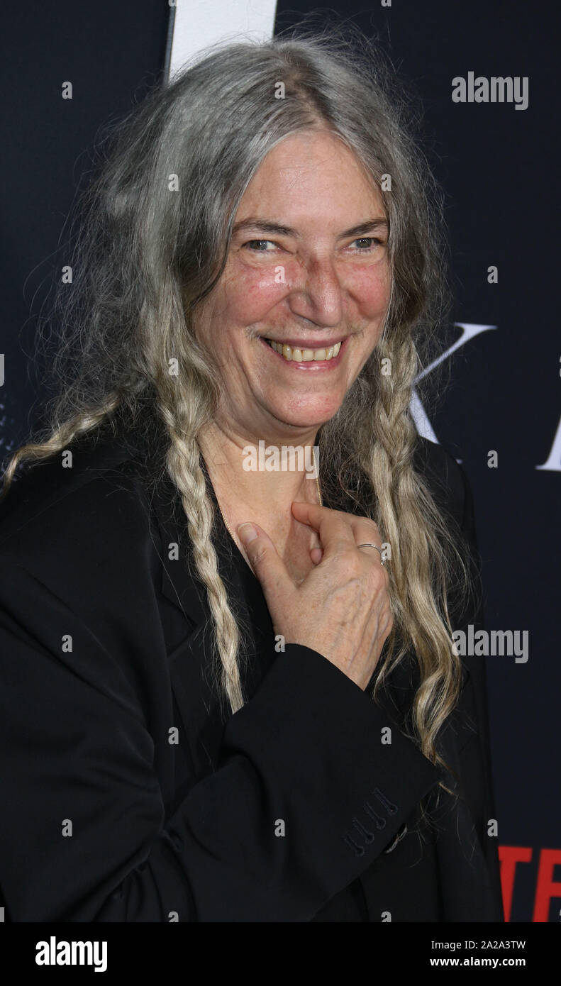 Patsy Smith Today October 1, 2019, New York, New York, USA: Singer PATTI SMITH attends ...