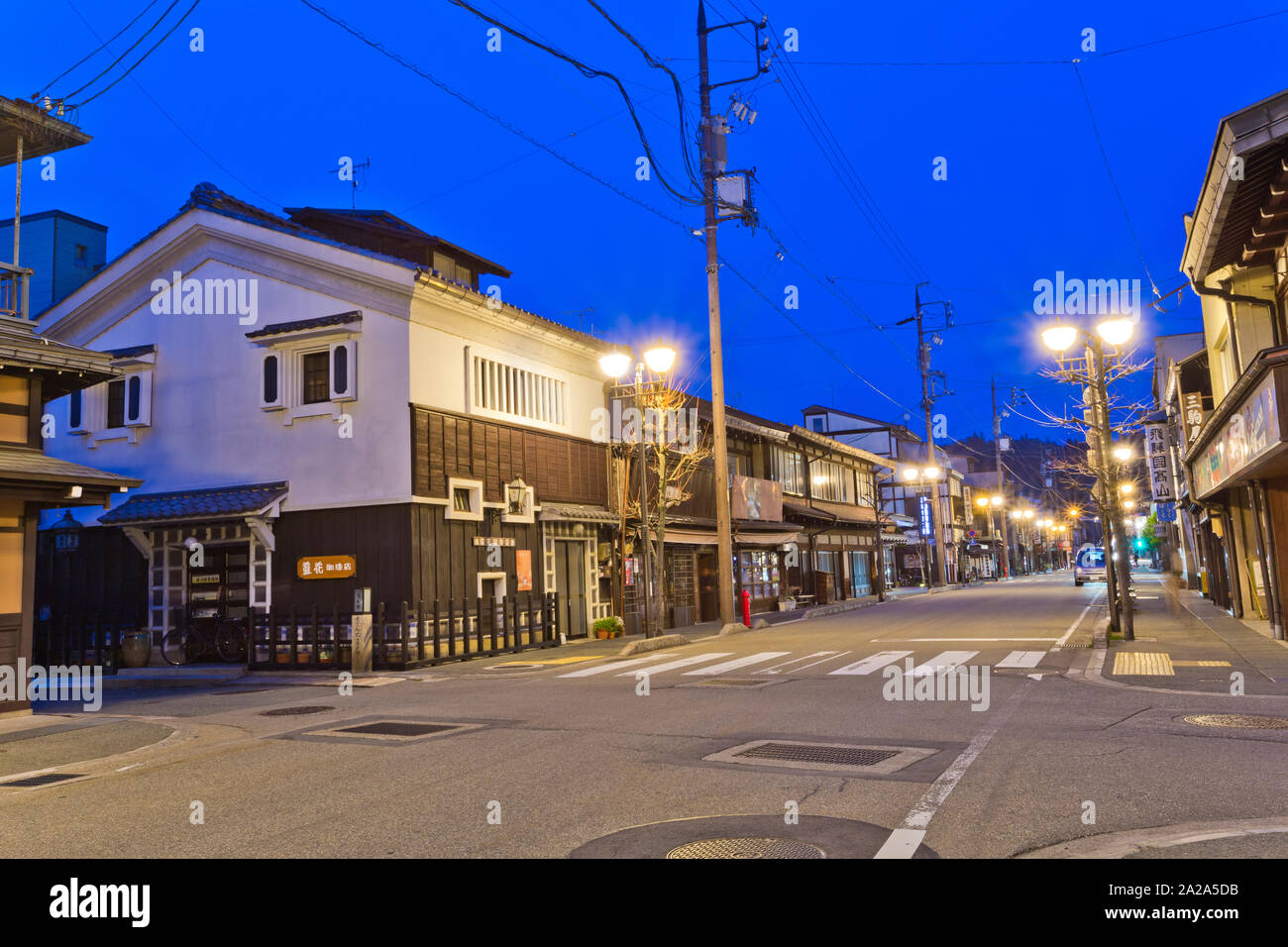 Takayama old town in Gifu, Japan Stock Photo Alamy