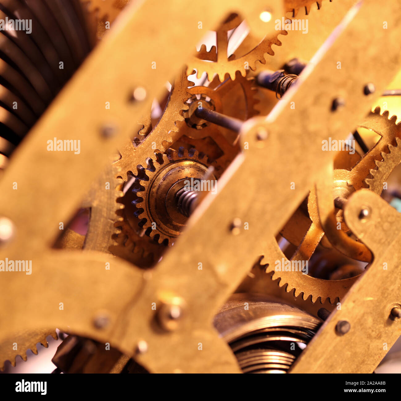 Internal Clock Mechanism High Resolution Stock Photography and Images