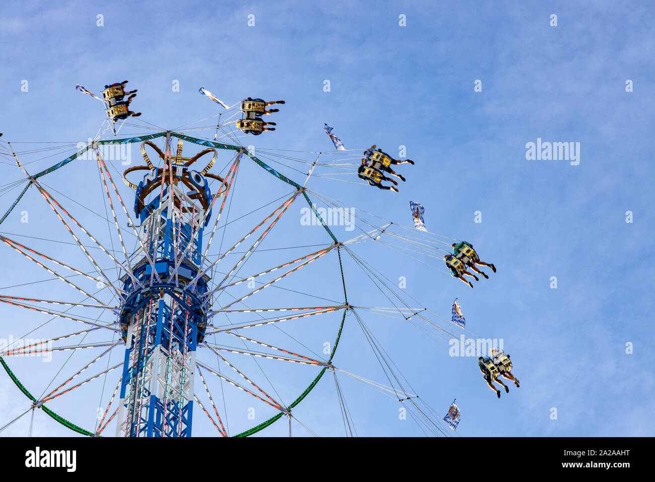 Munich, Germany 2019, September 19 people on a tallest