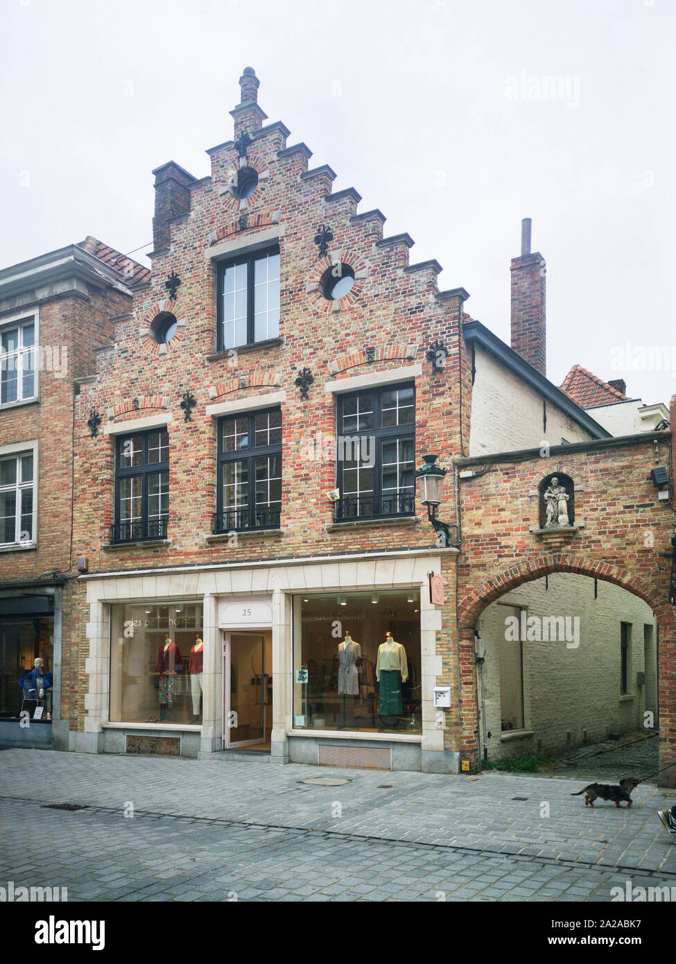 Traditional houses in Bruges,Belgium Stock Photo Alamy