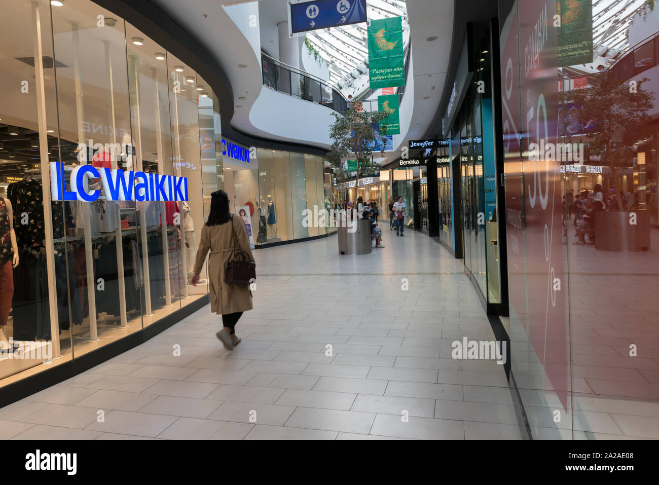 Modern shopping Mall in Nur-Sultan, Kazakhstan Stock Photo - Alamy