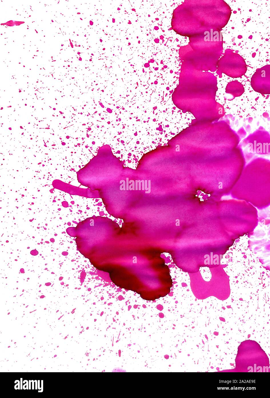 Pink Ink Splatter Background Grunge ink splatters of pink color as background Stock Photo - Alamy