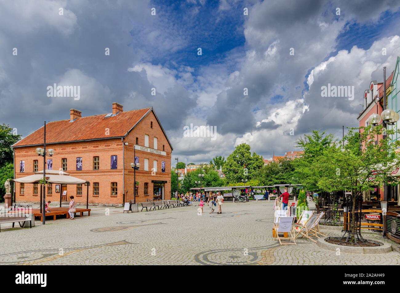 Olsztyn (ger.: Allenstein), Warmian-mazurian province, Poland. The Fish ...