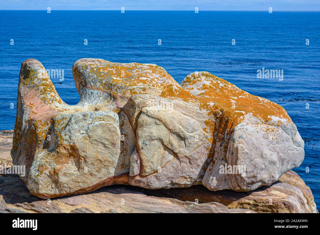 Impressive Rock at the Cape Point, South Africa Stock Photo - Alamy