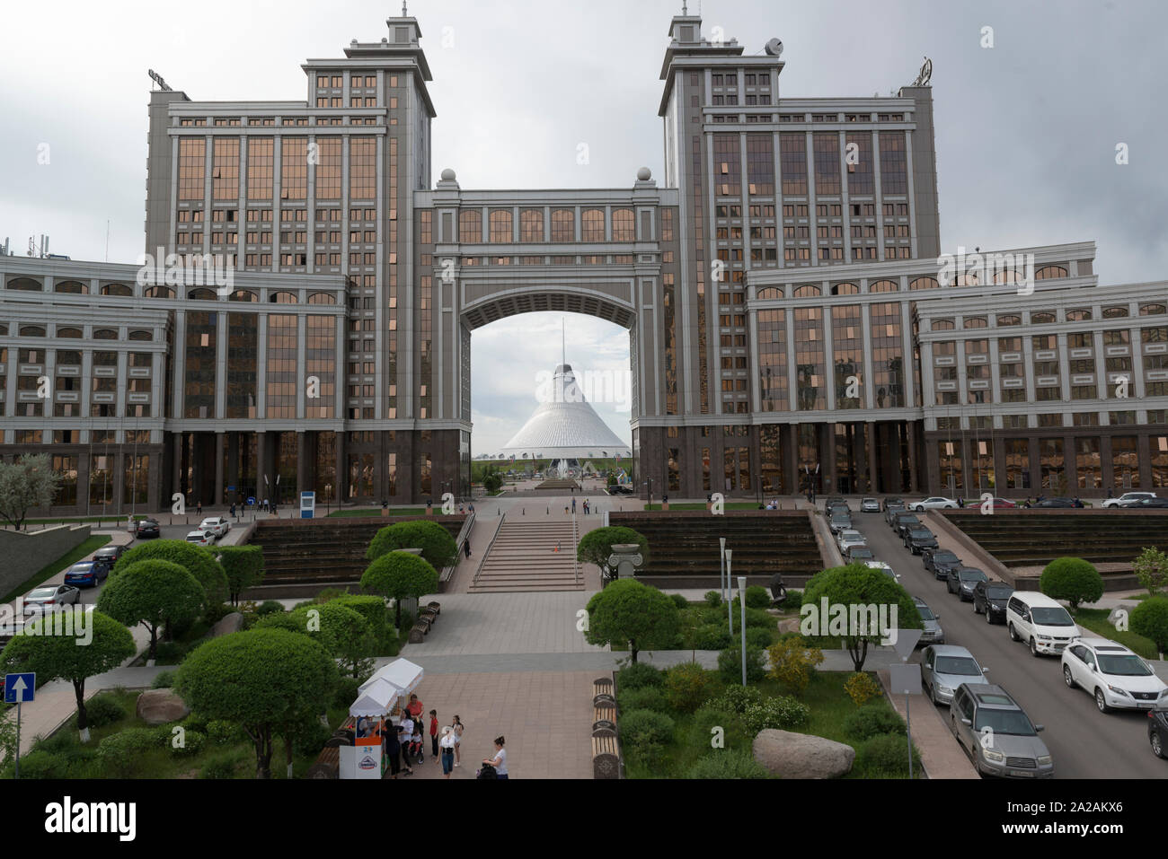 Entertainment Center in Nur-Sultan, capital of Kazakhstan. Stock Photo