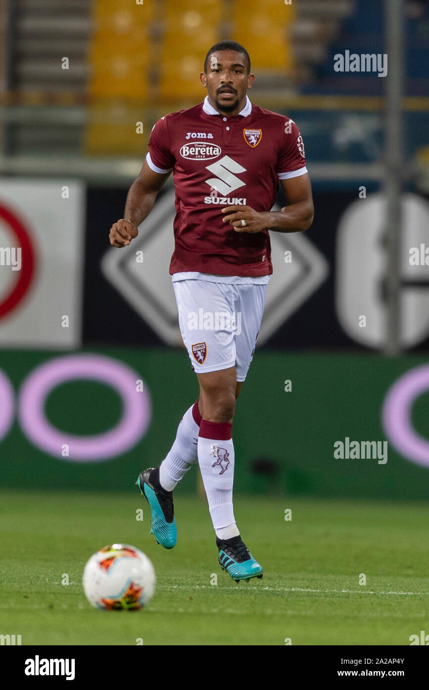 Gleison Bremer Silva Nascimento (Torino) during the Italian "Serie A" match between Parma 3-2 Torino at Ennio Tardini Stadium on September 30, 2019 in Parma, Italy. Credit: Maurizio Borsari/AFLO/Alamy Live News Stock Photo