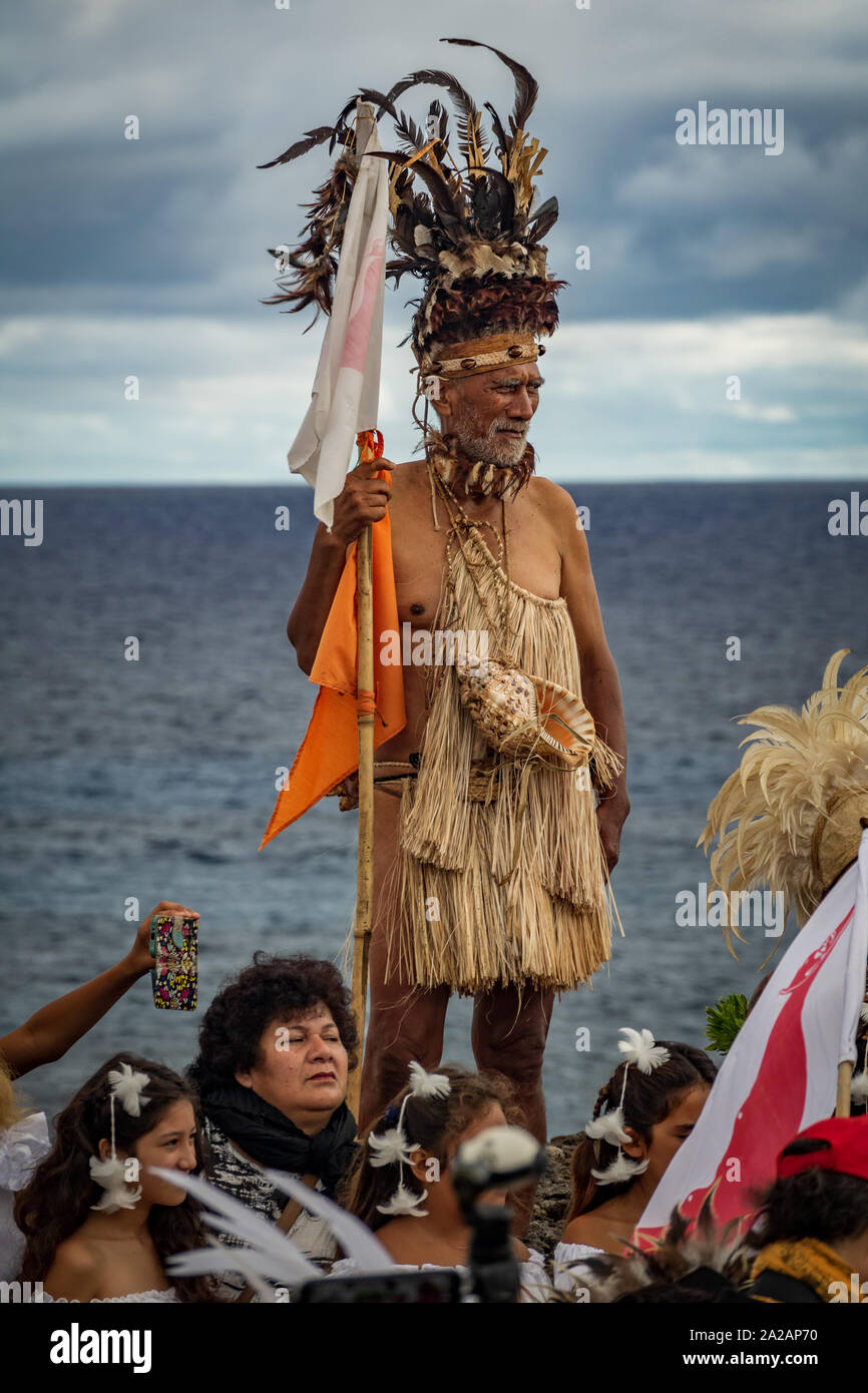 Rapa Nui historic boat arrives to An…