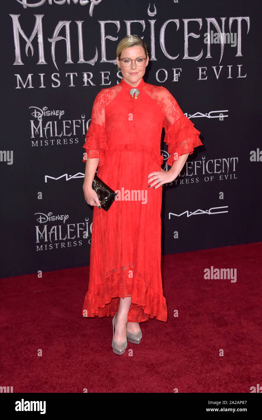 Kathleen Robertson at the world premiere of the movie 'Maleficent: Make