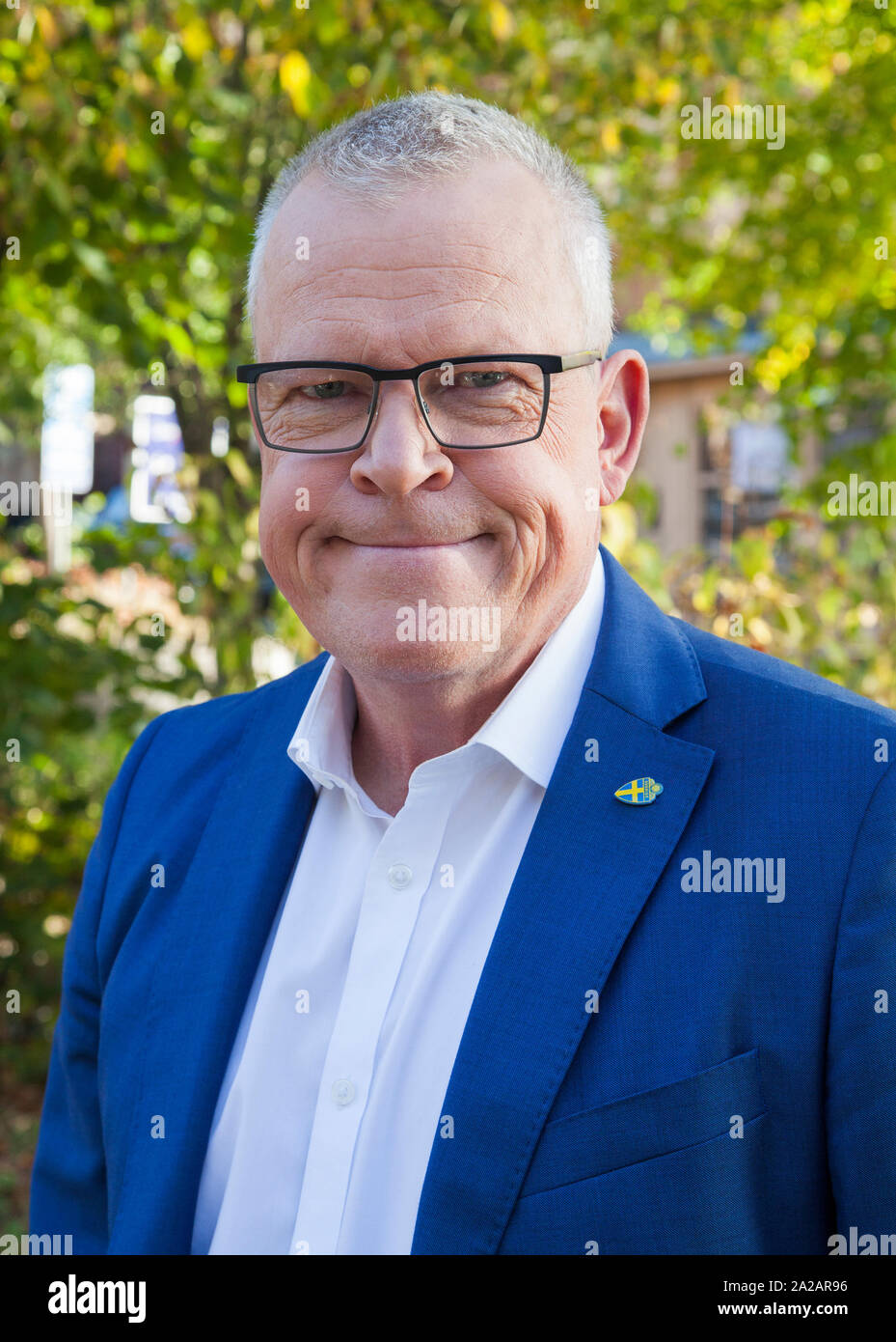 JANNE ANDERSSON Swedish coach for Sweden national team in football Stock Photo