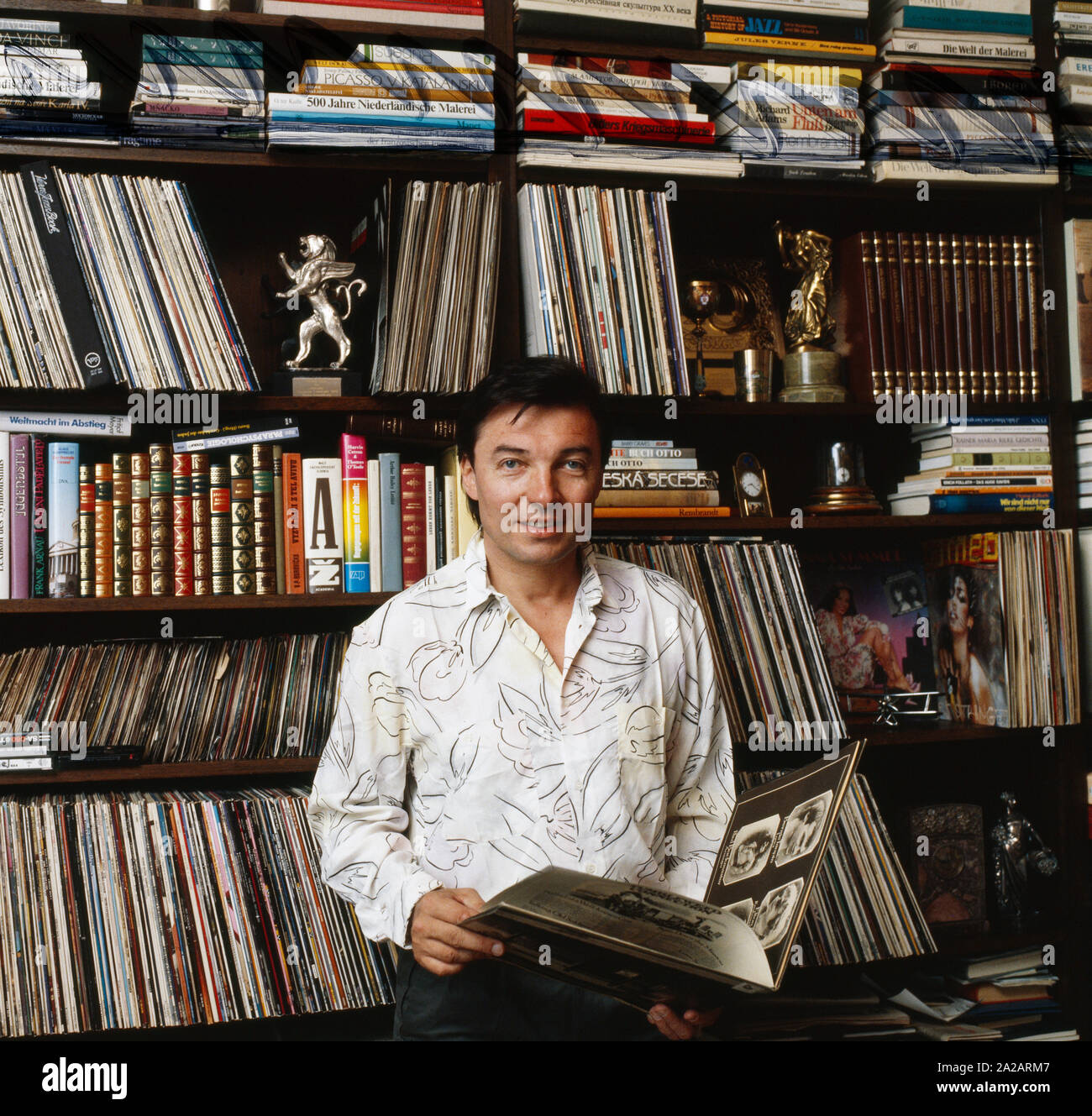 Czech singer Karel Gott in Prague, Czechoslovakia, April, 1985. (CTK