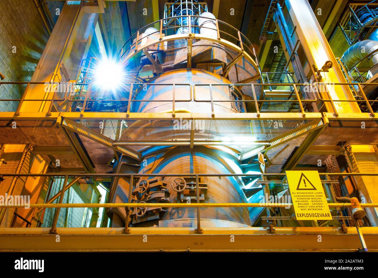 Geertuidenberg, Netherlands. Amer Centrale power plant coal and fossil