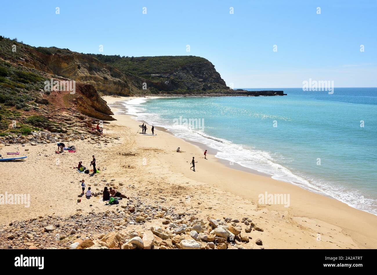 Cabanas Velhas beach, Algarve, Portugal Stock Photo Alamy