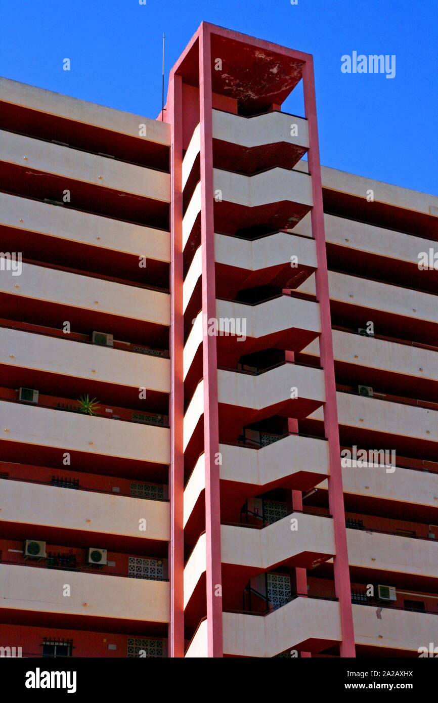 Apartment building, Playa San Juan, Alicante, Spain Stock Photo Alamy