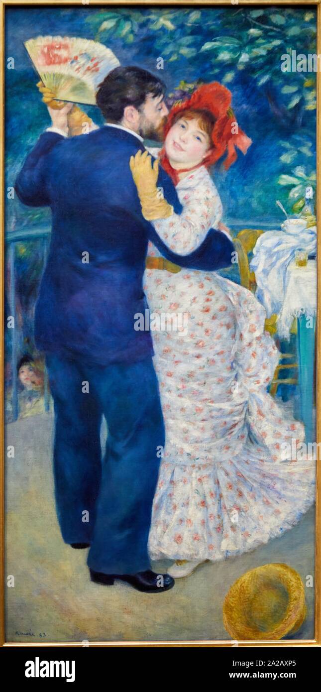 '''Danse á la campagne'', 1883, Pierre Auguste Renoir, 1841-1919, Musée d´Orsay, Paris, France, Europe Stock Photo
