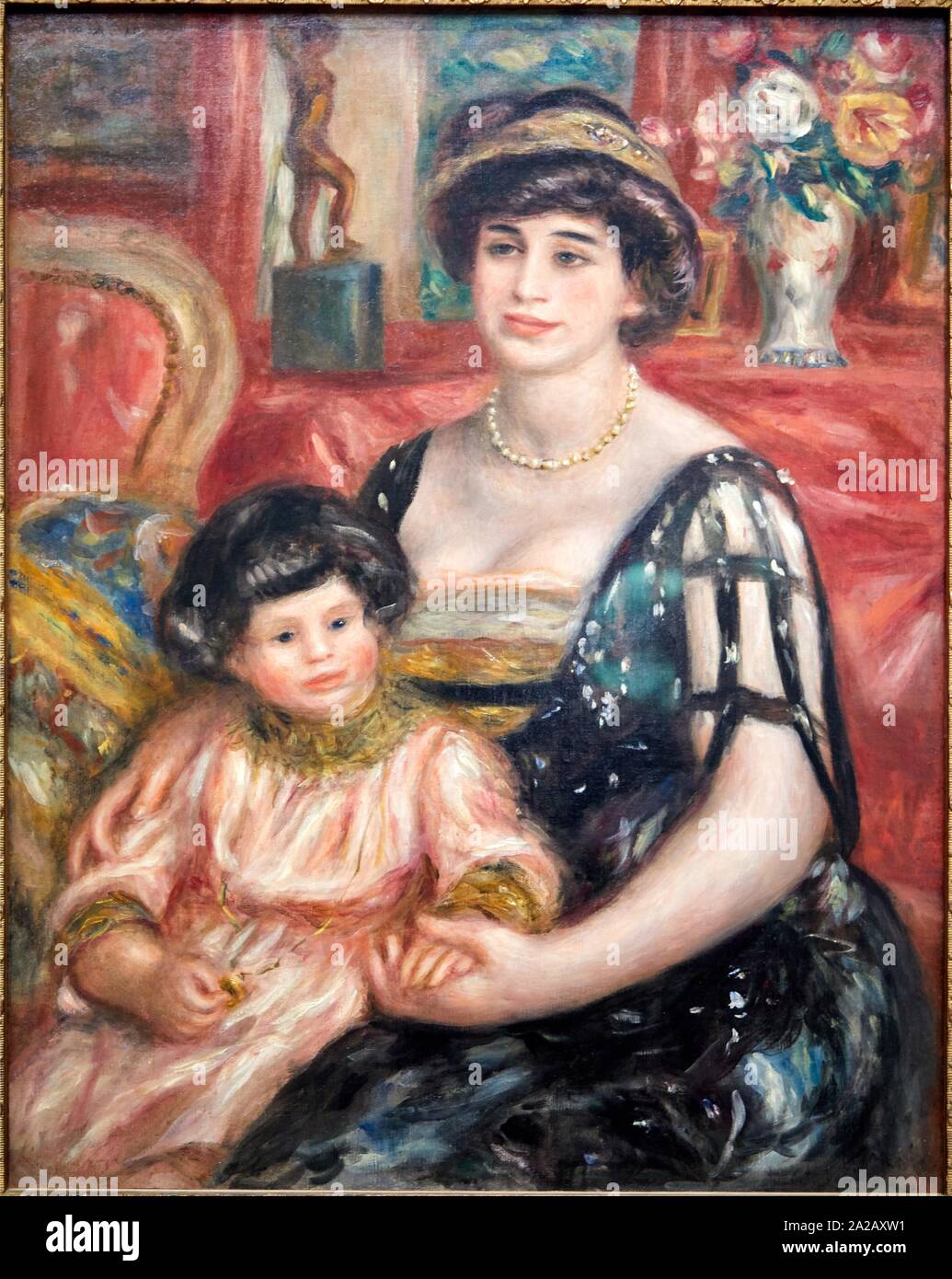 '''Madame Josse Berhneim - Jeune et son fils Henry'', 1910, Pierre Auguste Renoir, 1841-1919, Musée d'Orsay, Paris, France, Europe Stock Photo