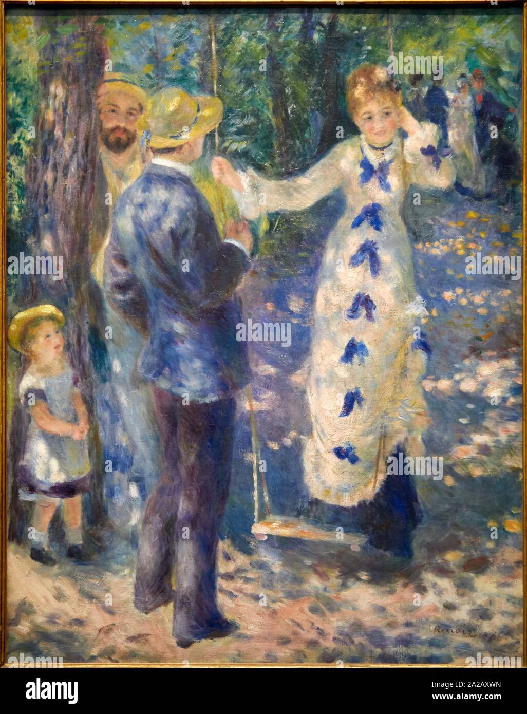 La balançoire"", 1876, Pierre Auguste Renoir, 1841-1919, Musée d'Orsay,  Paris, France, Europe Stock Photo - Alamy