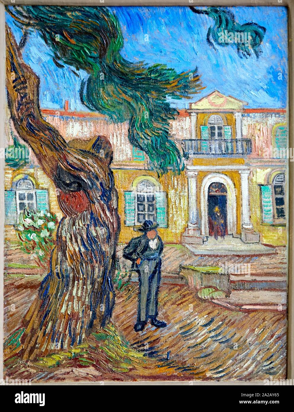 '''Hôpital Saint-Paul á Saint-Rémy-de-Provence'', 1889, Vincent Van Gogh, Musée d´Orsay, Paris, France, Europe Stock Photo