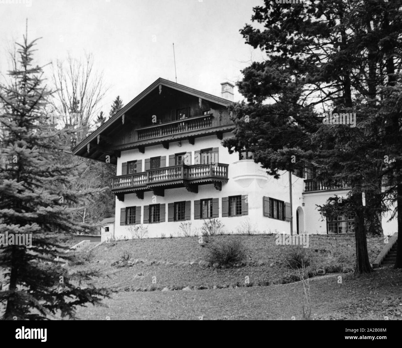 The house of Heinrich Himmler in Gmund am Tegernsee. Stock Photo