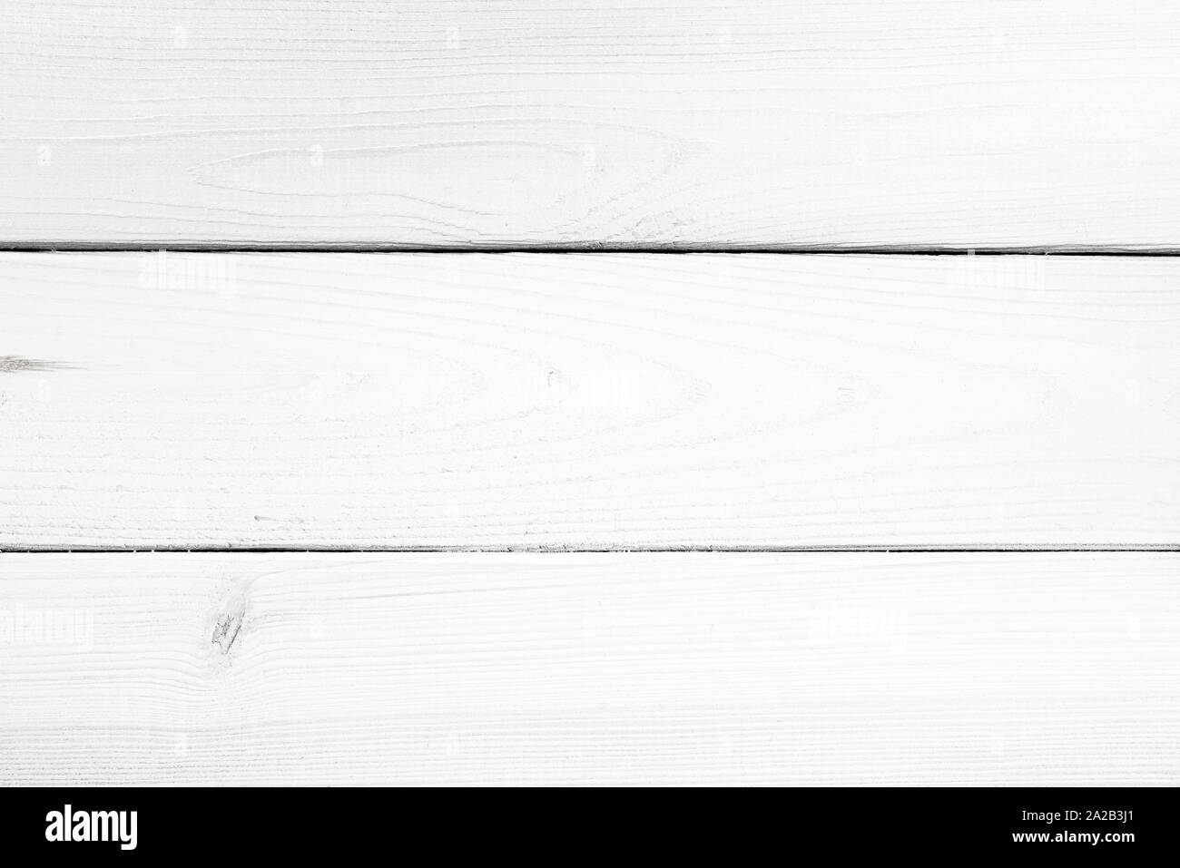 White wood planks background, wood texture Stock Photo