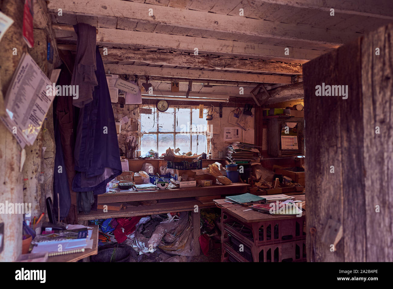 Great Dixter Garden Shed Stock Photo