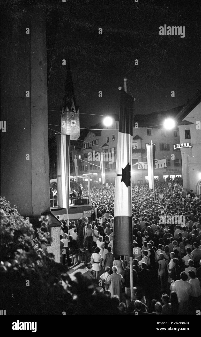 The Singer Udo Juergens At A Concert In Kitzbuehel In Favor Of The