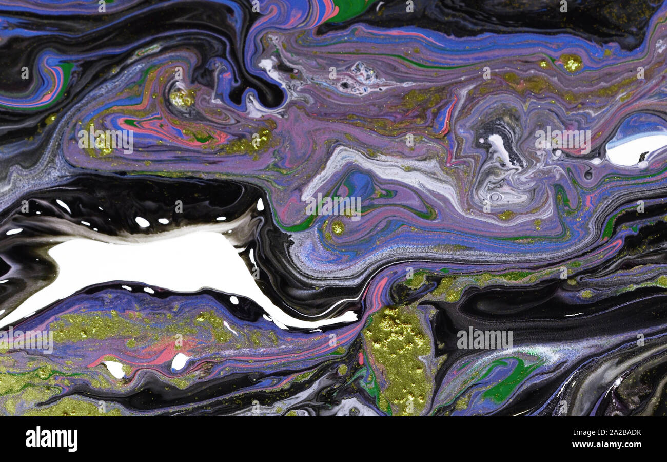 abstract modern impasto painting fragment. palette knife oil on canvas. artistic background Stock Photo
