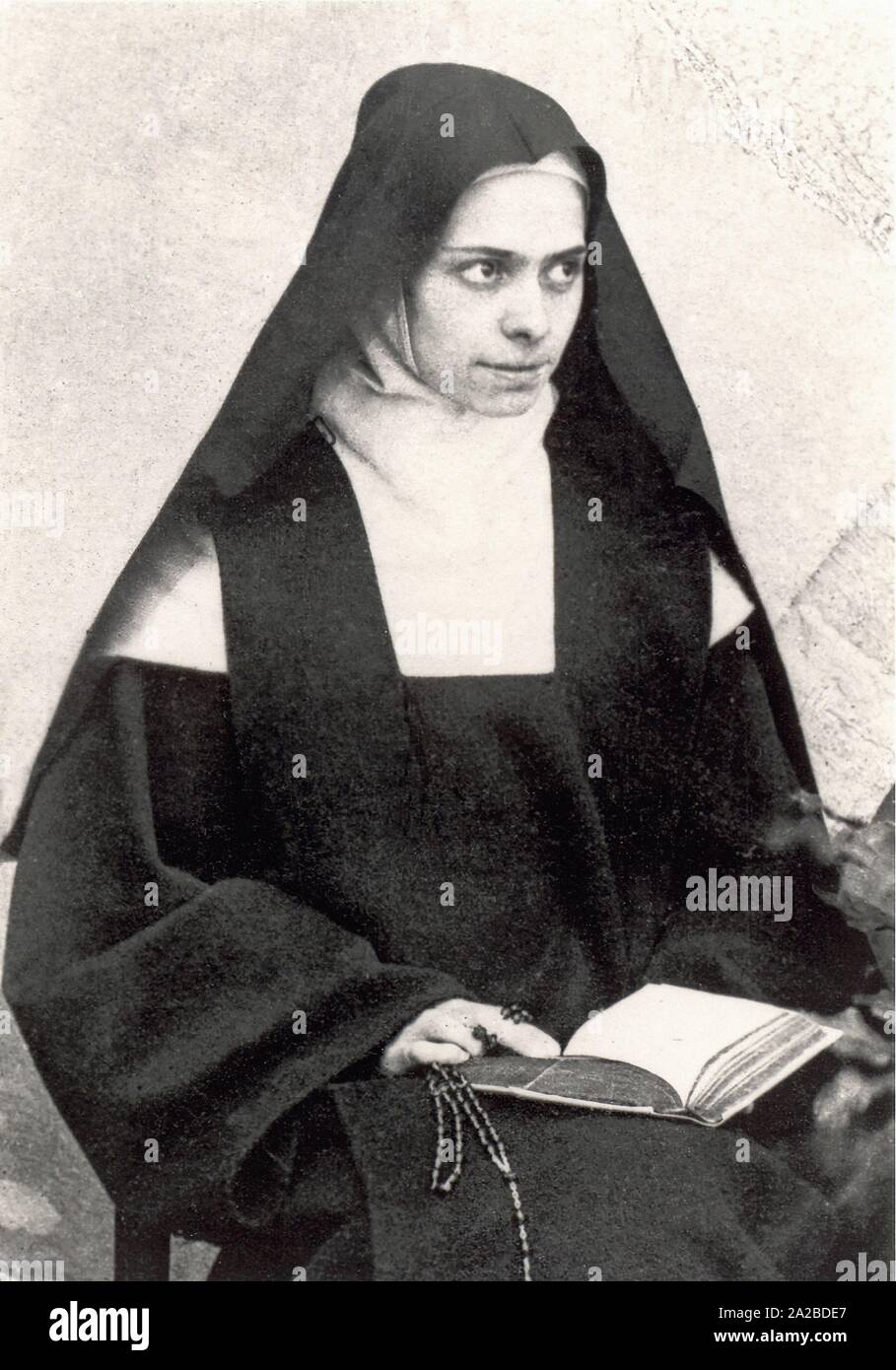 Portrait of Elisabeth of the Trinity (Élisabeth de la Trinité, born ...