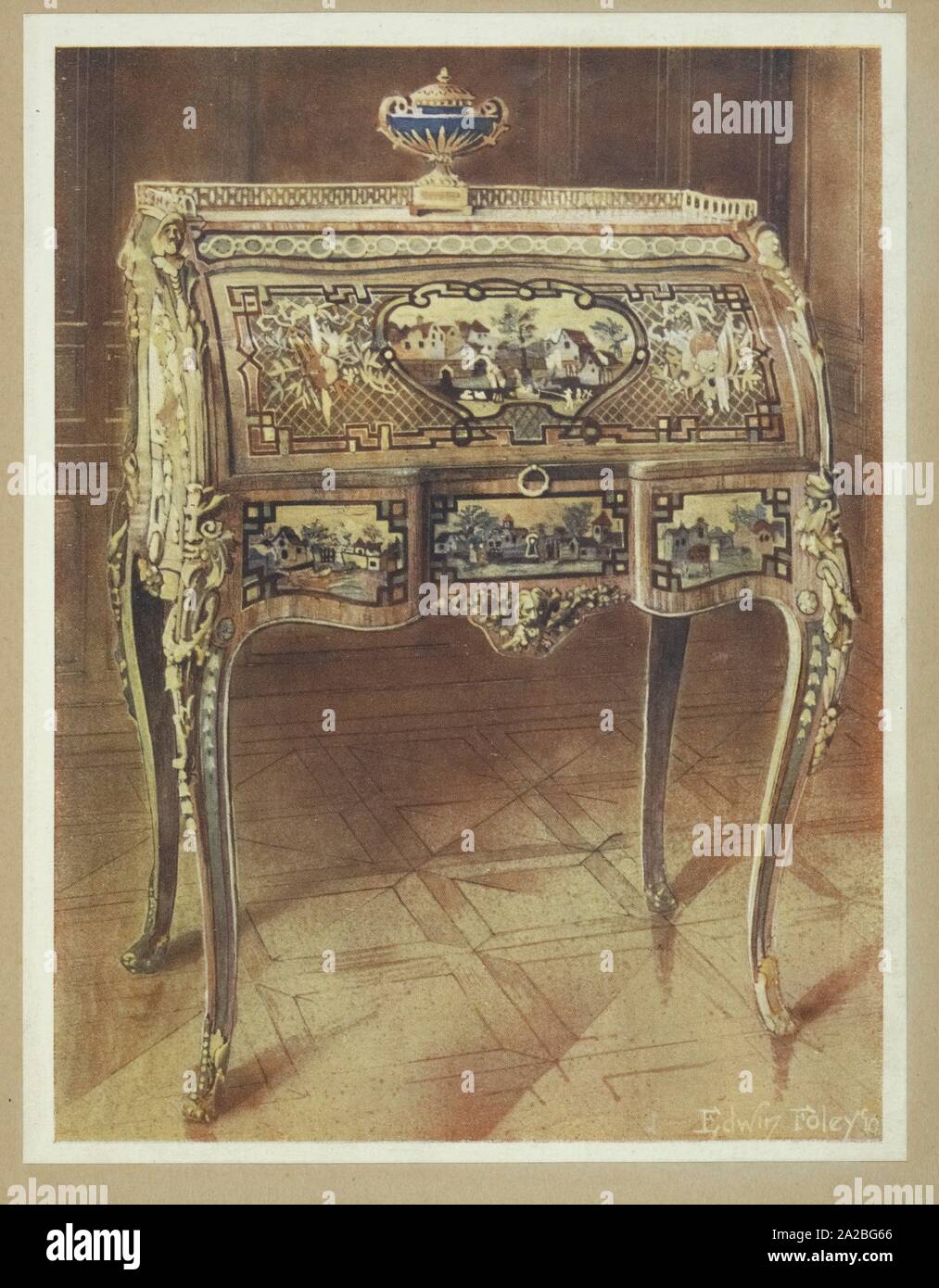 Escritoire a toilette. Believed to have been the property of Queen Marie  Antoinette. French transitional Rococo-Louis XVI, but probably made, ca  Stock Photo - Alamy