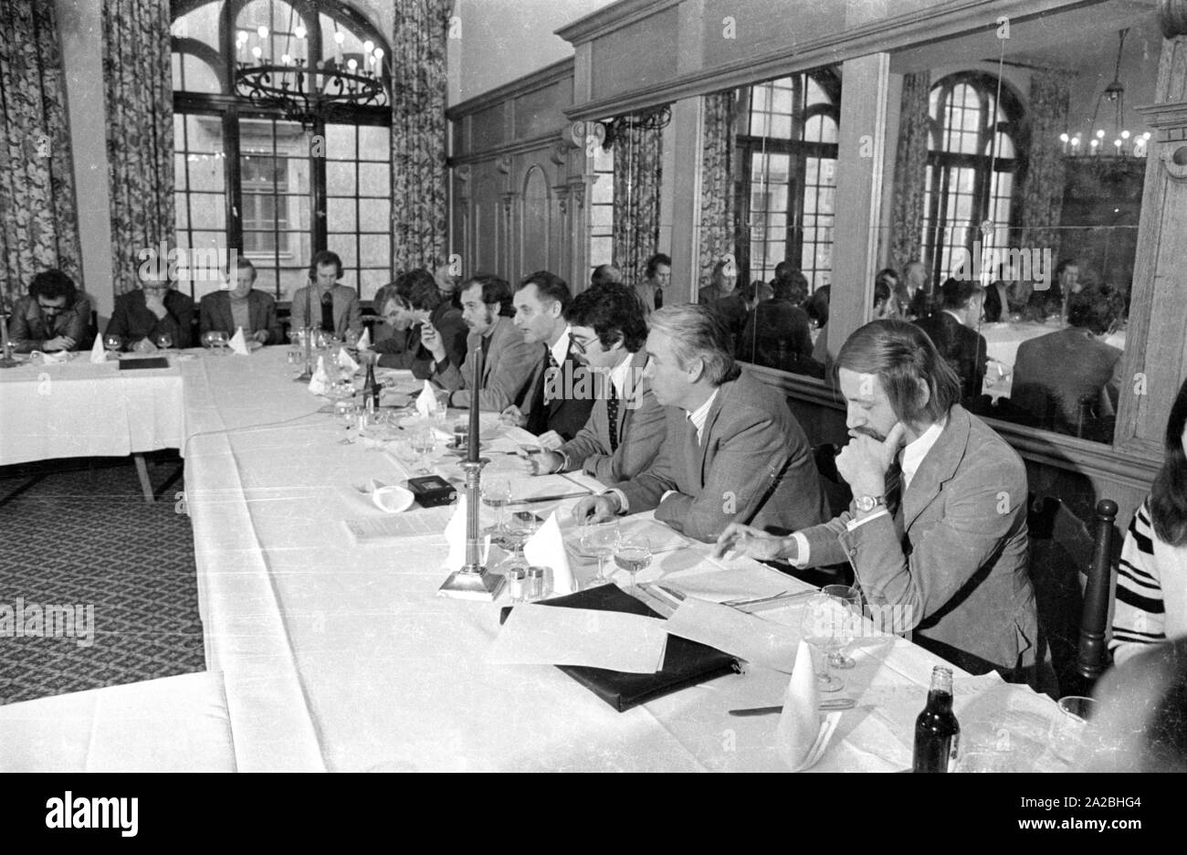 Meeting of the Bavarian Teachers Association. Stock Photo