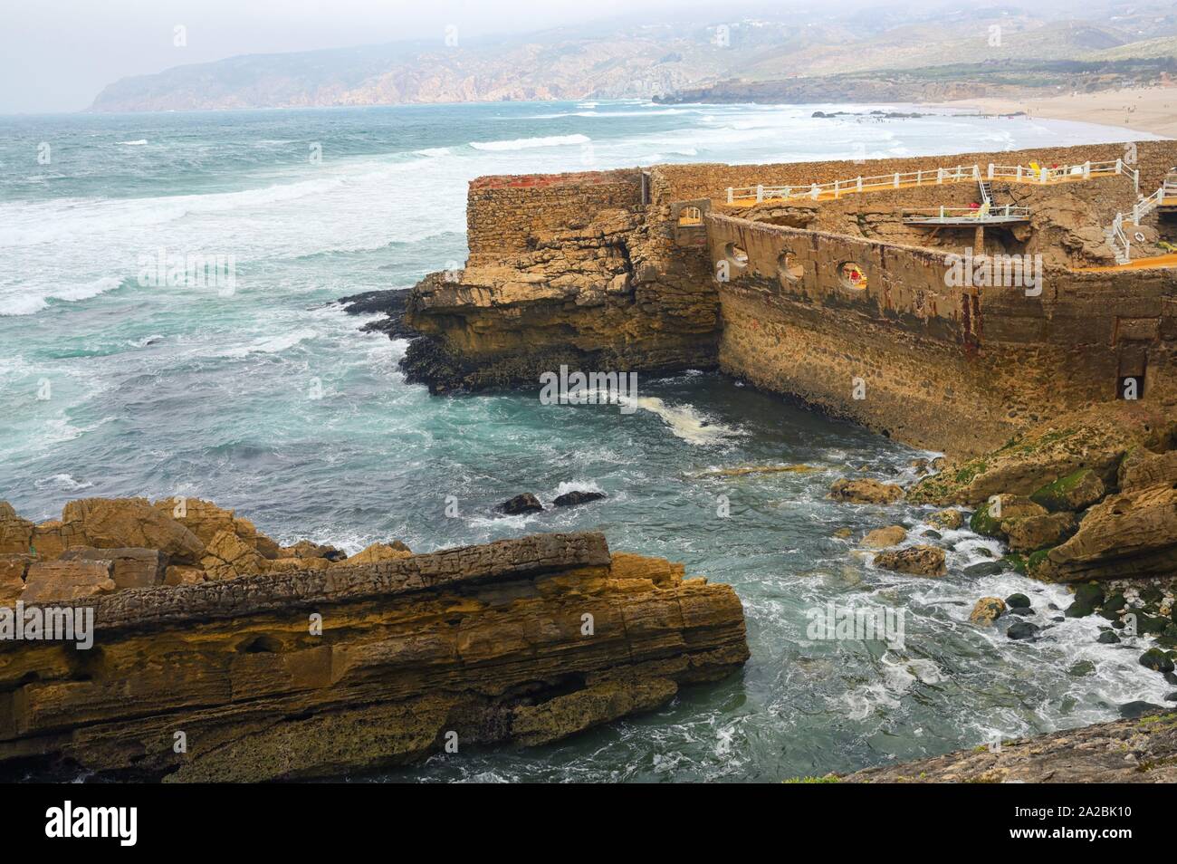Praia do Guincho in Cascais, Portugal Stock Photo Alamy