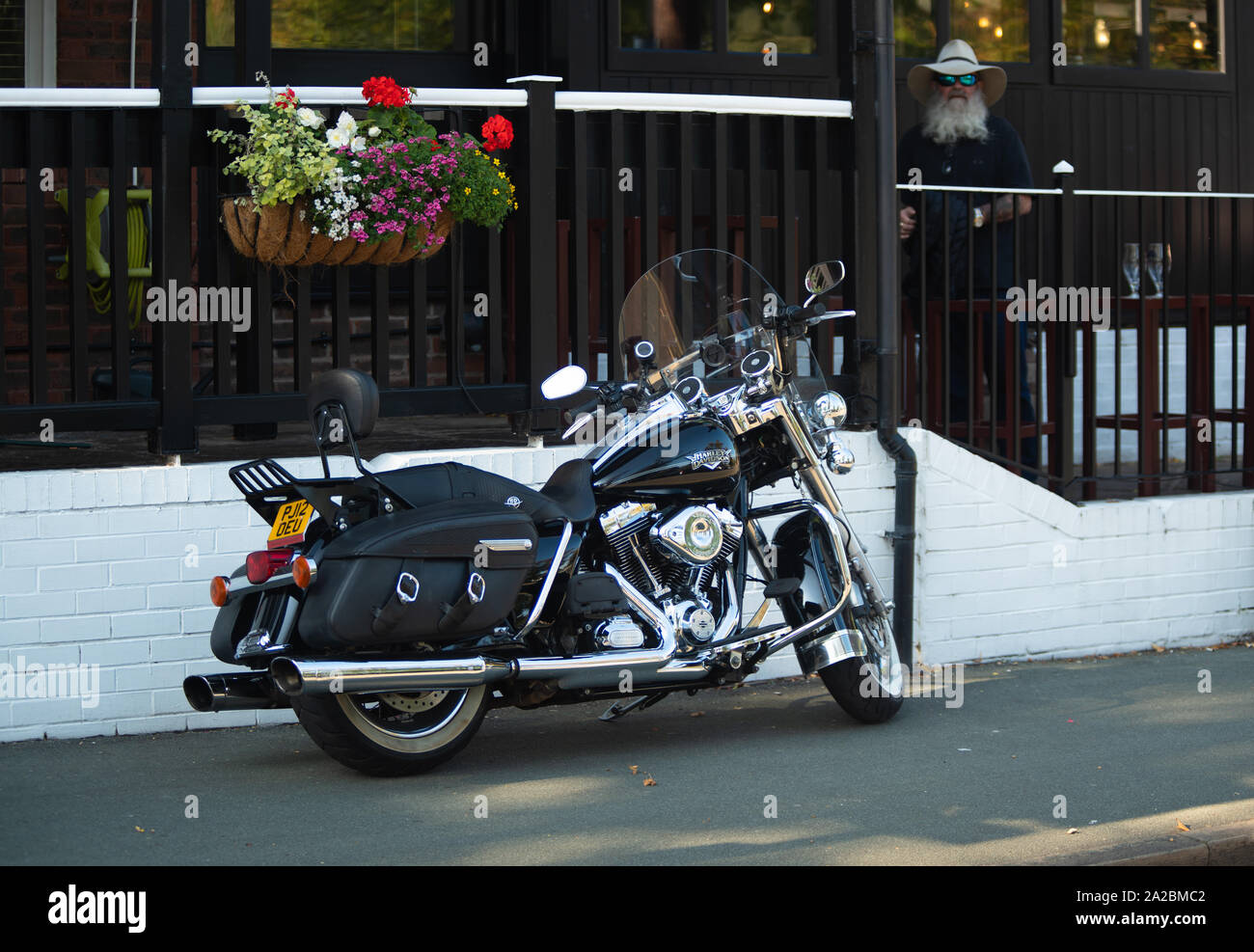 Off to the Isle of Skye on a Harley Davidson Roadking. 