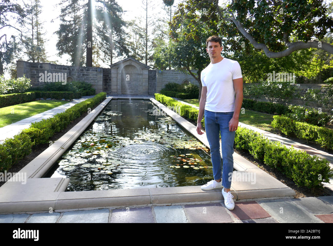Los Angeles, California, USA 1st October 2019 (Exclusive) Reality Television personality Connor Saeli poses at a photo shoot on October 1, 2019 in Los Angeles, California, USA. Photo by Barry King/Alamy Live News Stock Photo